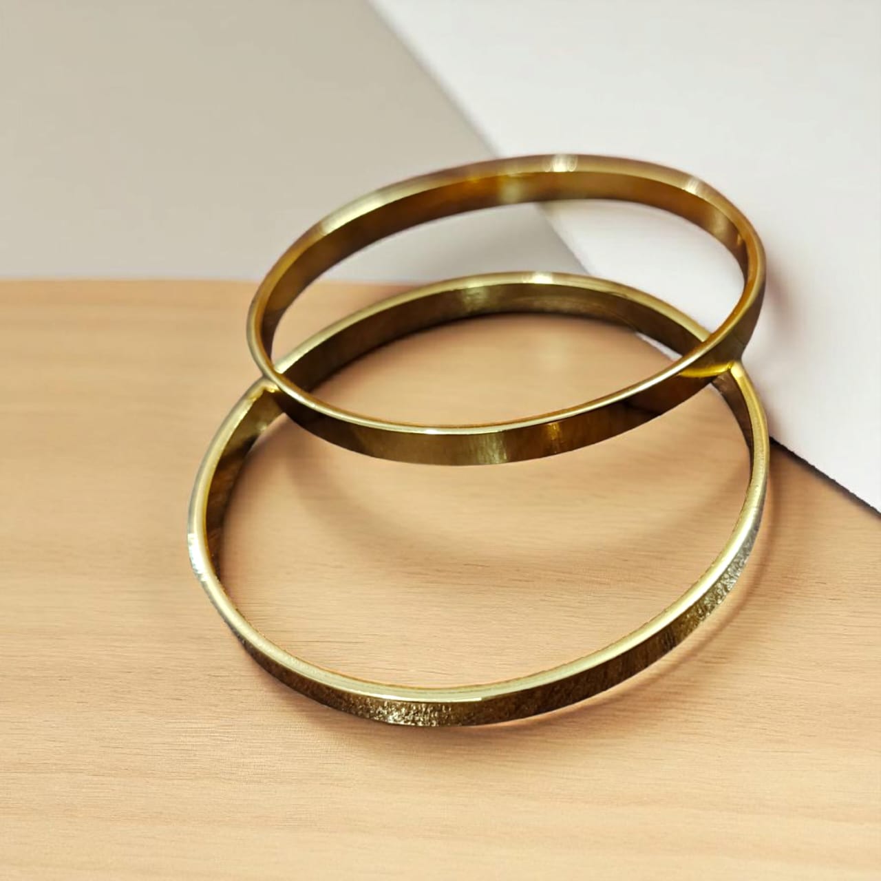 Plain Golden Bangles