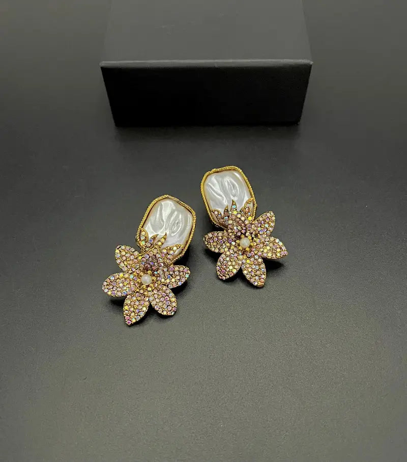 Turkish Floral Statement Earrings