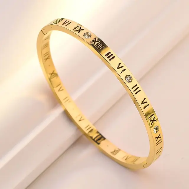 Roman Numeral Bangle