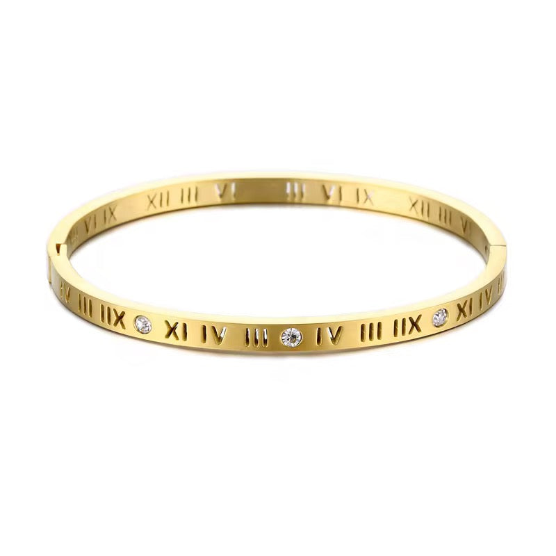 Roman Numeral Bangle
