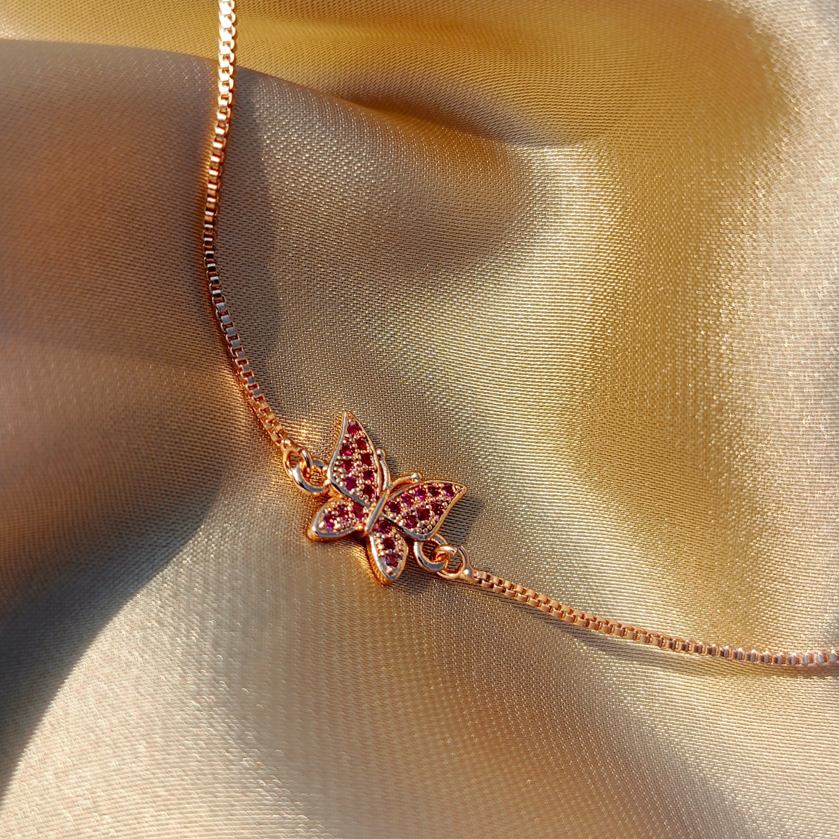 Elegant Butterfly Charm Bracelet for women