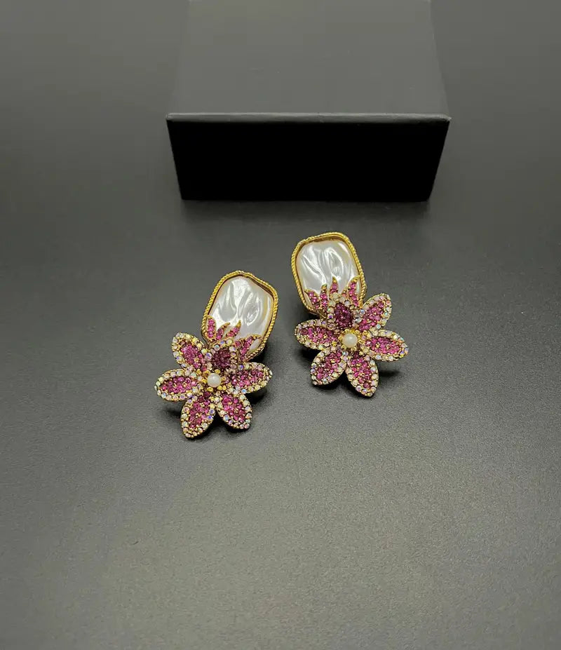 Turkish Floral Statement Earrings