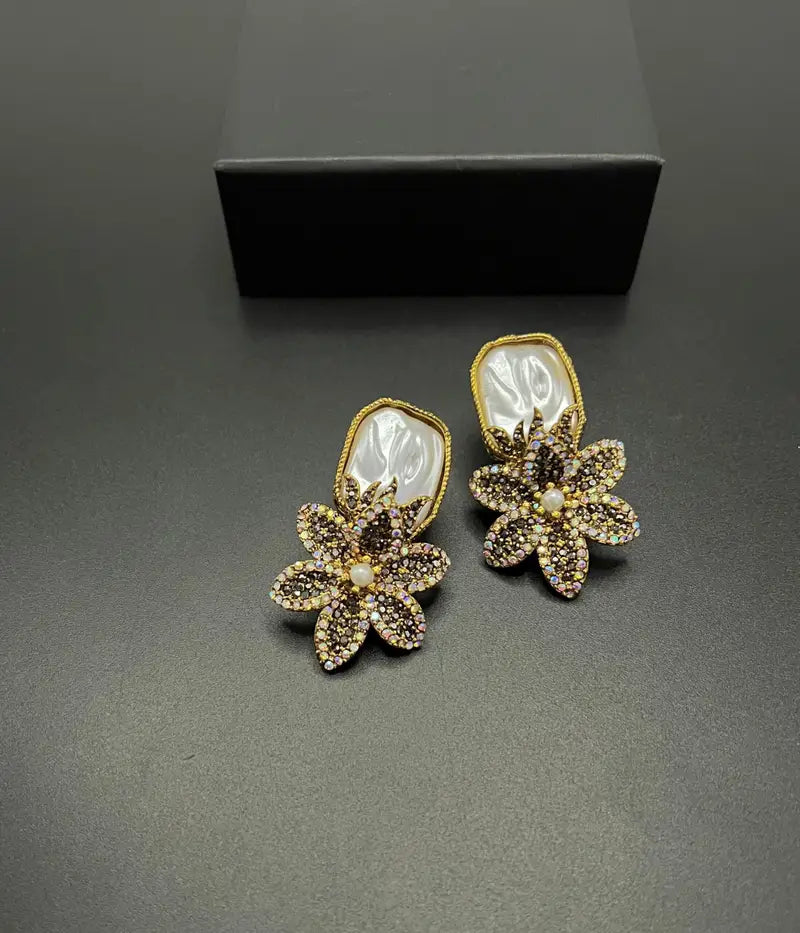 Turkish Floral Statement Earrings