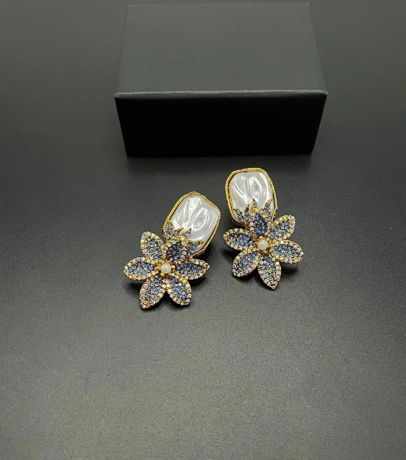 Turkish Floral Statement Earrings