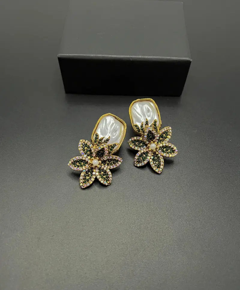 Turkish Floral Statement Earrings