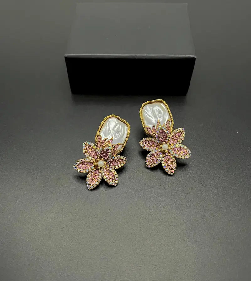 Turkish Floral Statement Earrings