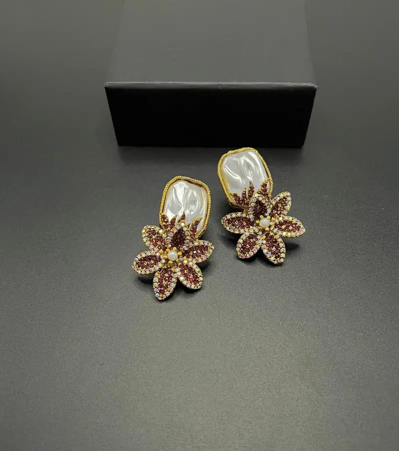 Turkish Floral Statement Earrings